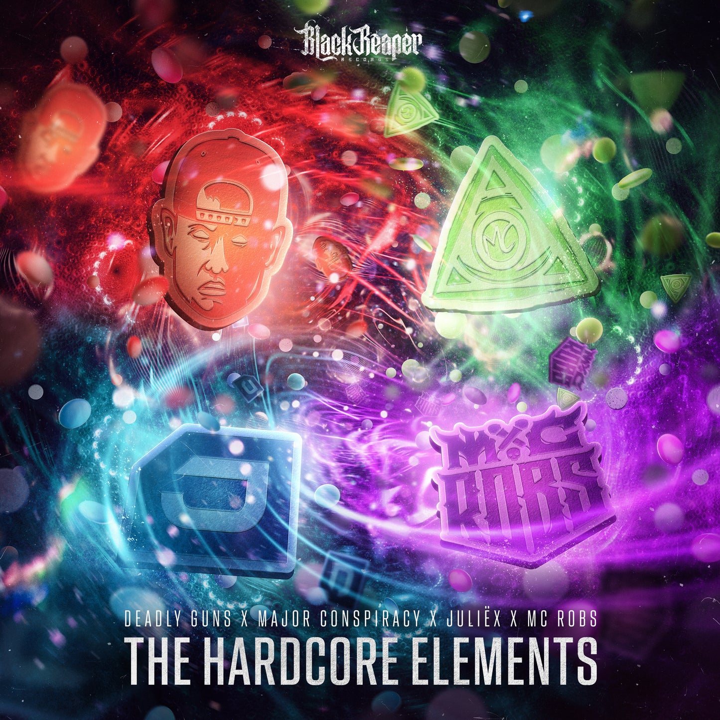 Deadly Guns x Major Conspiracy x Juliëx x MC Robs - The Hardcore Elements